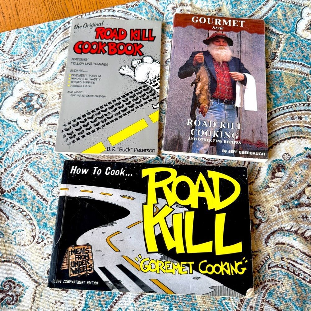 Road Kill Cookbook Bundle Set of 3 Humorous Recipe Books